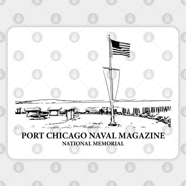 Port Chicago Naval Magazine National Memorial Magnet by Lakeric